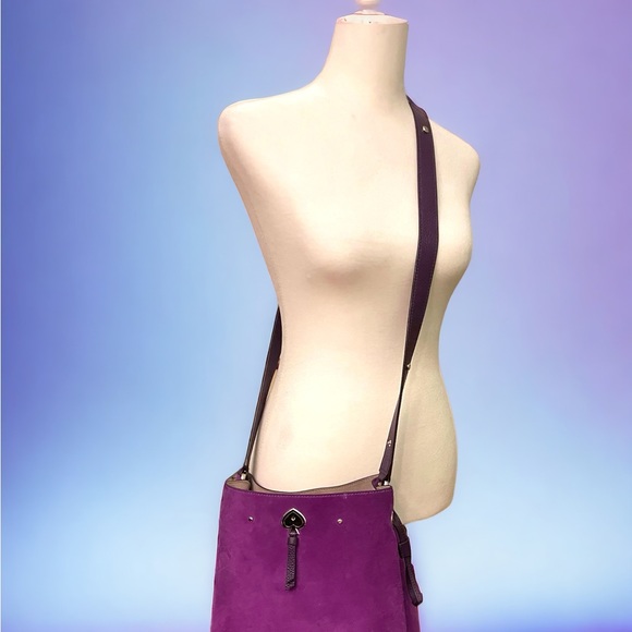 kate spade Marti Suede Large Bucket Bag - EUC - Picture 5 of 10